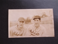 Nat Hickey Basketball Hall of Famer Original Snapshot Photo Playing Baseball for the Johnstown Johnnies of the Mid Atlantic League  WOW1