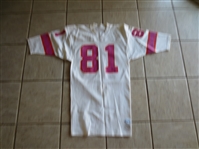 1974 Southern California Sun WFL Game Worn Jersey Dave Parks #81 Sandknit Size 42-44 WOW!