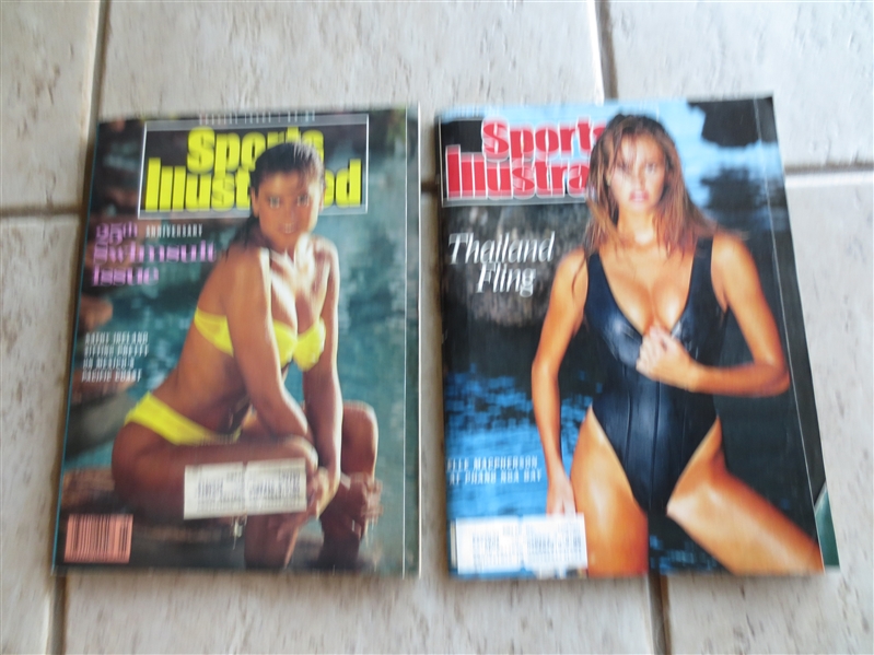 Sports Illustrated 25th Swimsuit Issue with Kathy Ireland + 1988 Swimsuit Issue with Elle Macpherson