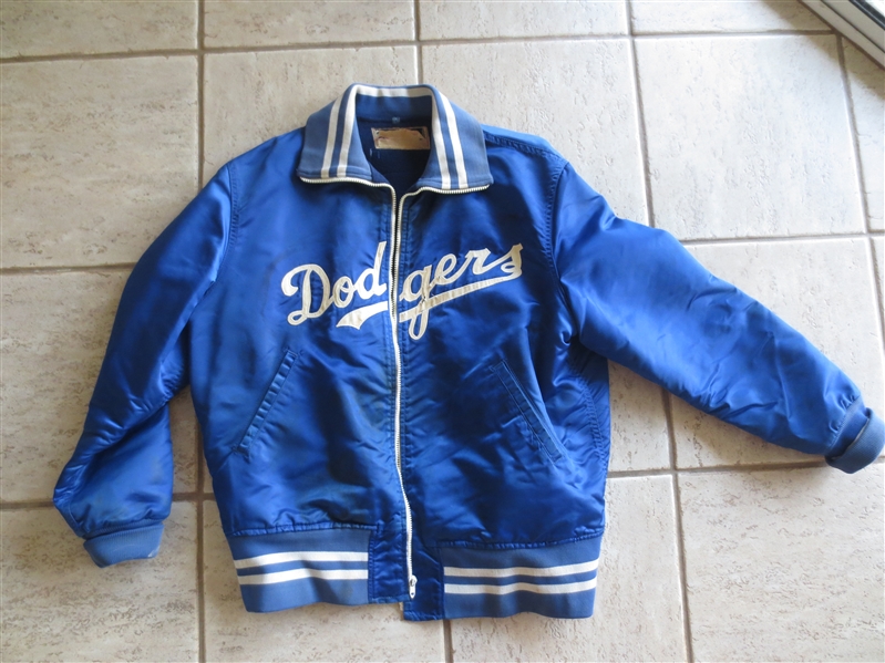 1960's Los Angeles Dodgers Game Worn Baseball Jacket made by Goodman and Sons