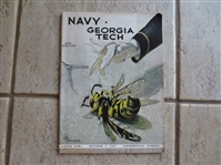 October 9, 1964 Navy vs. Georgia Tech College Football Program Roger Staubach