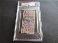 1928 World Series Game 3 Baseball Ticket PSA 1 (MK)  Lou Gehrig hits 2 home runs!