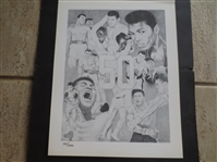 (40) Muhammad Ali Limited Edition Numbered 11" x 14" Boxing Lithographs