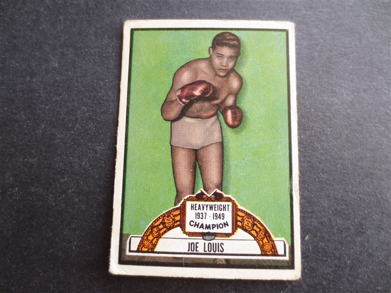 1951 Topps Ringside Joe Louis Boxing Card in affordable condition!