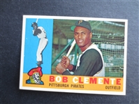 1960 Topps Bob Clemente Baseball Card #326 in Great Shape!