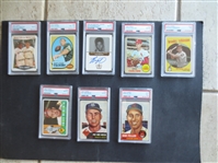 DEALER/COLLECTOR MONSTER CARD LOT---Mostly Baseball Cards---Over 2500 Cards including hundreds of PSA & Raw HOFers