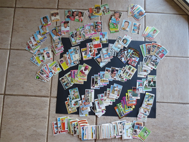 DEALER/COLLECTOR MONSTER CARD LOT---Mostly Baseball Cards---Over 2500 Cards including hundreds of PSA & Raw HOFers