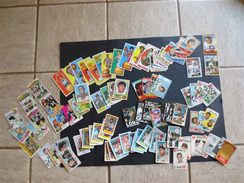 DEALER/COLLECTOR MONSTER CARD LOT---Mostly Baseball Cards---Over 2500 Cards including hundreds of PSA & Raw HOFers