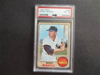 1968 Topps Mickey Mantle PSA 4 VG-EX Baseball Card #280