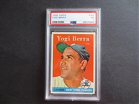 1958 Topps Yogi Berra PSA 7 NMT Baseball Card #370