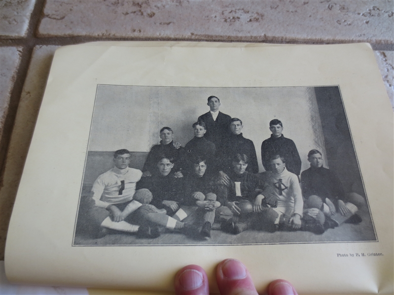 1907 Phog Allen Basketball Hall of Fame High School Yearbook  WOW!