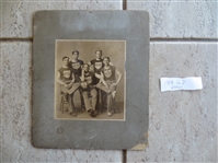 1904 Company D Pro Basketball Broadside with Players Identified  12" x 10"