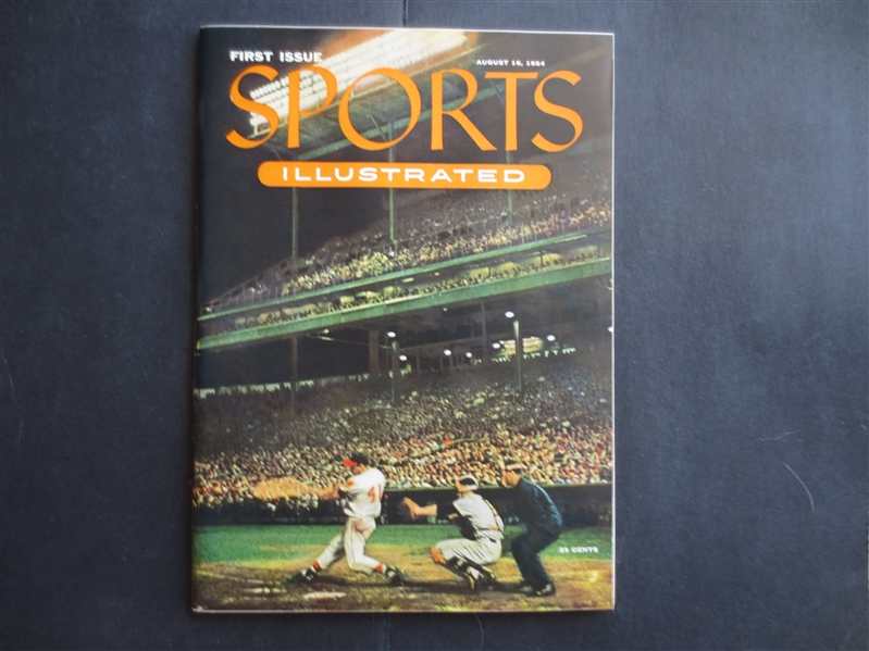 1954 The First Sports Illustrated Ever with Insert Cards in Beautiful Shape!