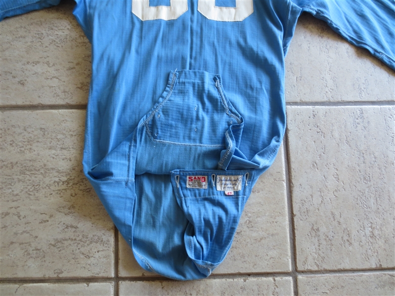 1950 Bob Wilkinson UCLA Game Used Worn Football Jersey  New York Giants NFL WOW!