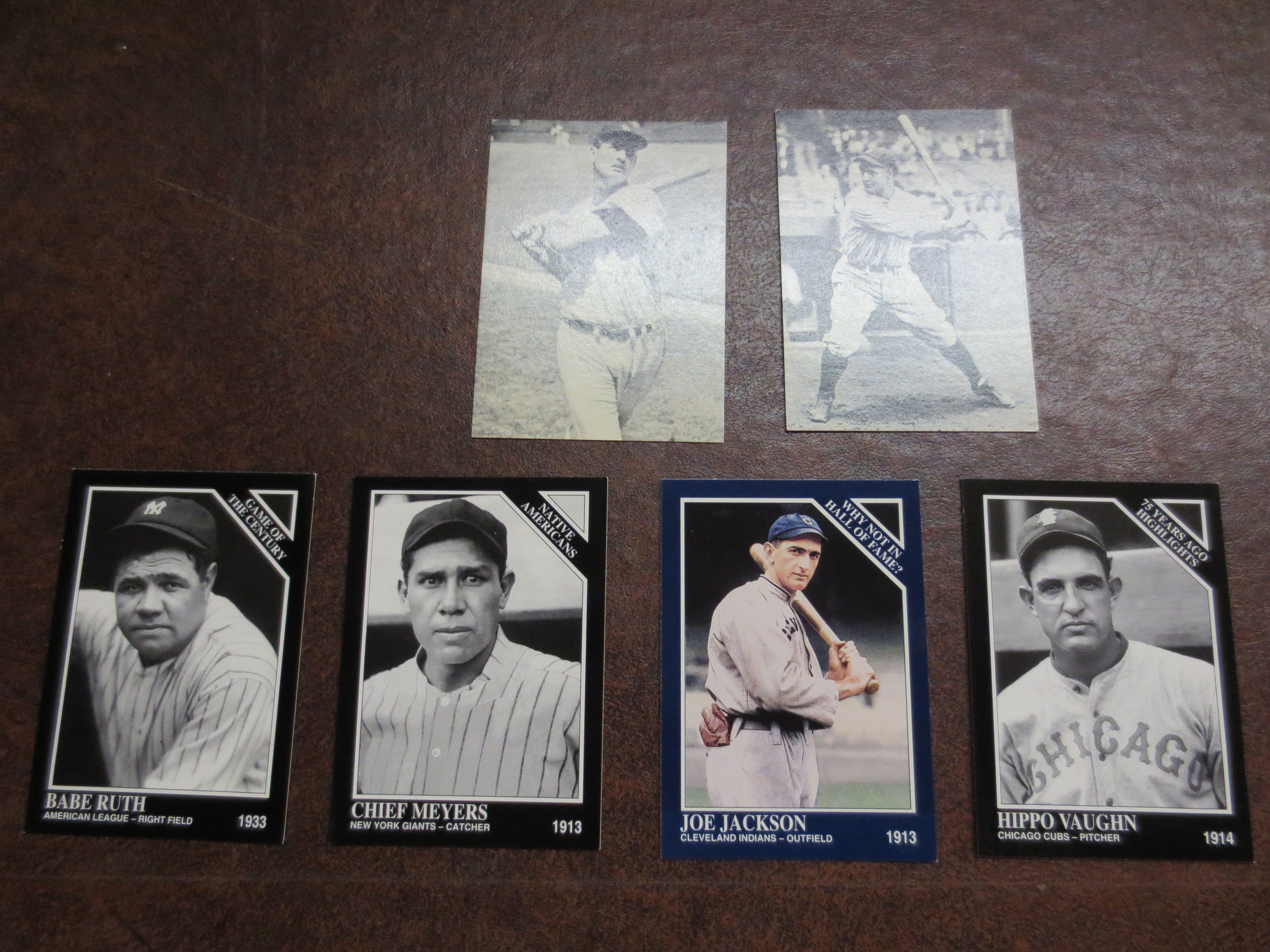 Lot Detail - Assorted Cards: Joe Jackson, Babe Ruth, Nolan Ryan, Ted ...