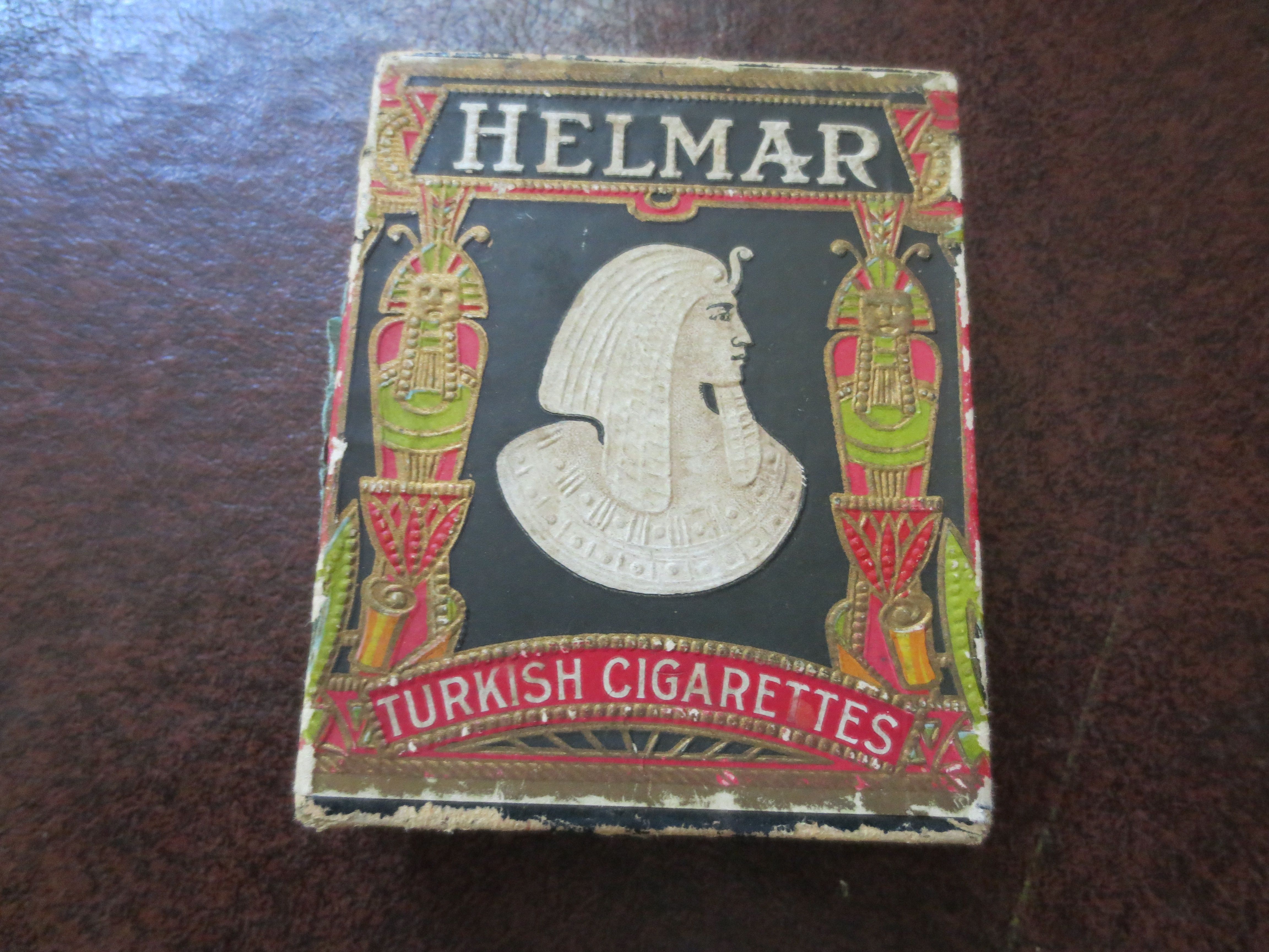 Lot Detail - Circa 1910 Helmar Turkish Cigarettes Empty Box