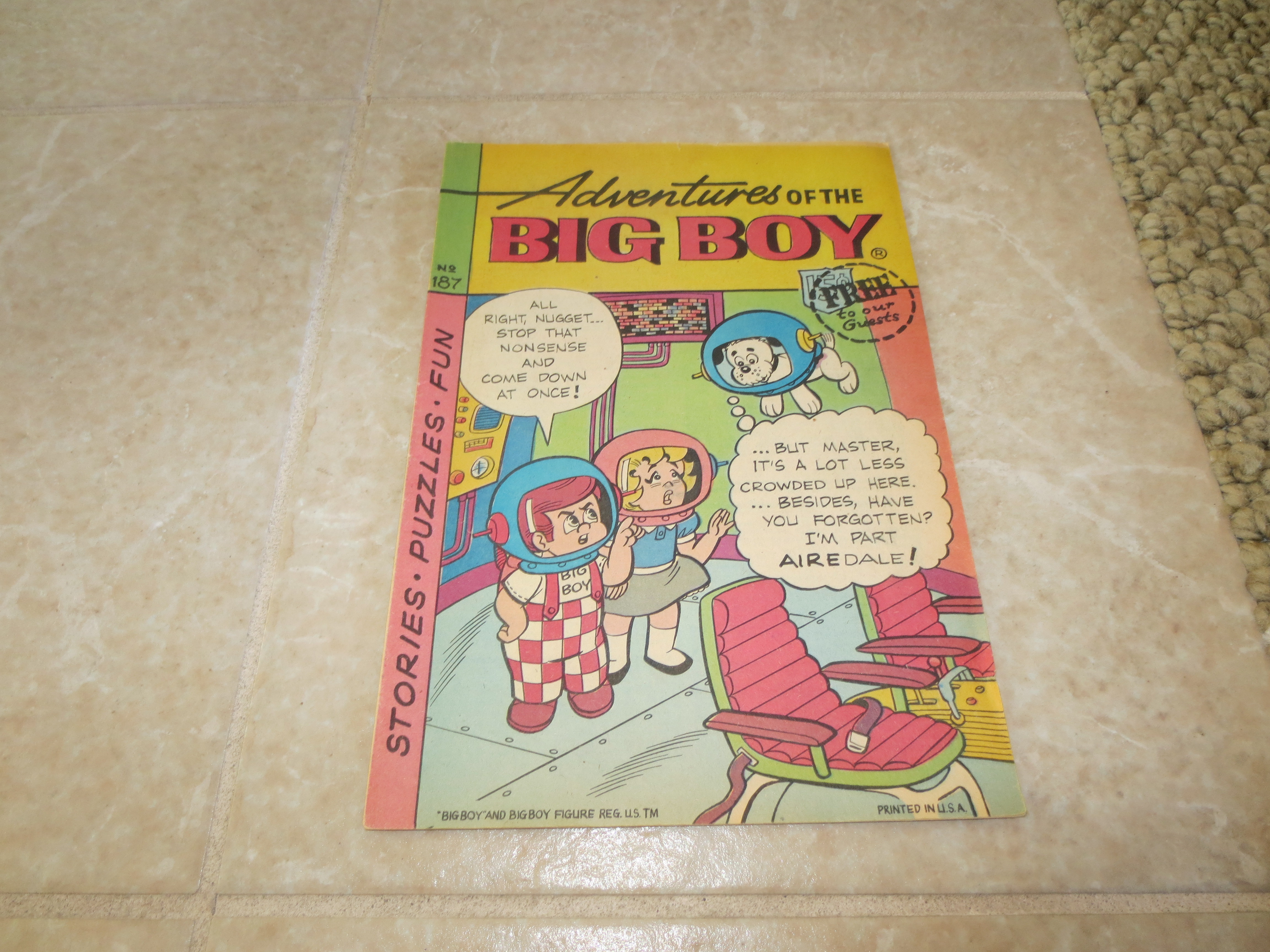 Lot Detail - 1970's Adventures of the Big Boy Bob's Restaurant Comic ...