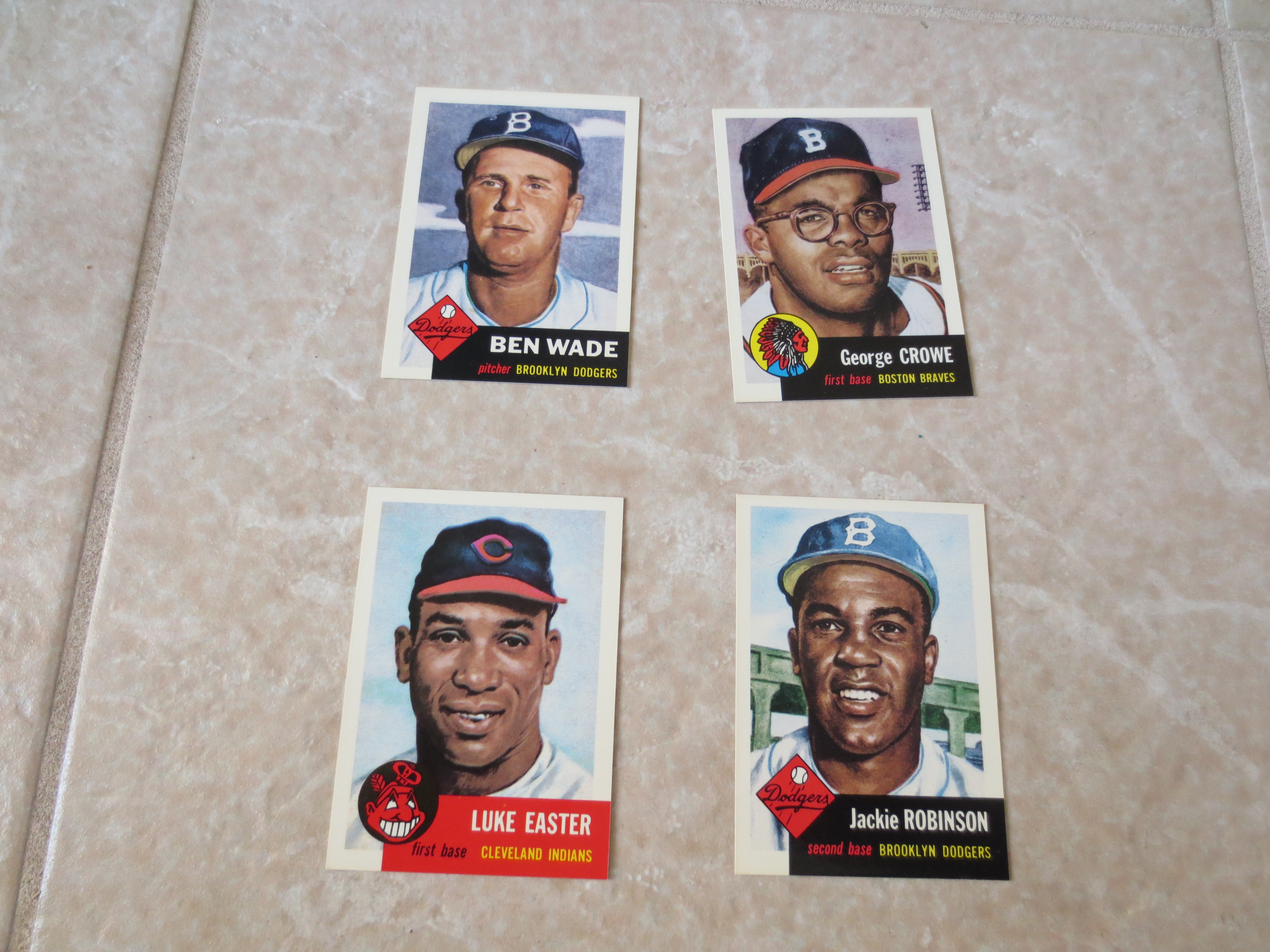 Lot Detail - 1953 Topps REPRINT Baseball Card Set minus Billy Loes #174