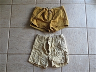 (2) 1920s and 1930s Basketball Shorts