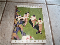 1927 CAL at Stanford The Big Game Football Program with Wrong Way Riegels