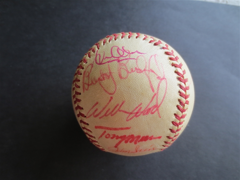 Autographed 1975 Chicago White Sox Baseball with 22 signatures