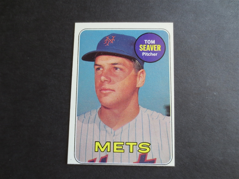 1969 Topps Tom Seaver Baseball Card in very nice condition!