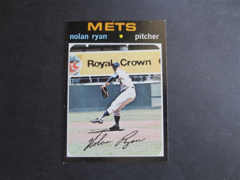 1971 Topps Nolan Ryan baseball card #513 in great condition!