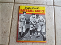 Babe Ruths Baseball Advice Softcover Book REPRINT of 1936 book