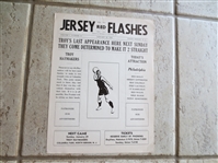 1939 Philadelphia Hebrews at Jersey Reds ABL Basketball Program  RARE!