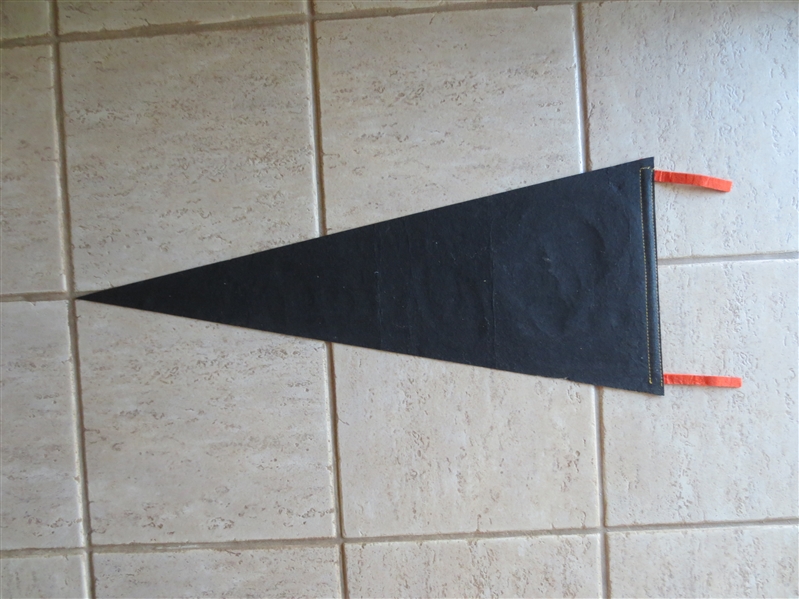 1950's-60's Baltimore Orioles Baseball Pennant in Beautiful Shape 33.5