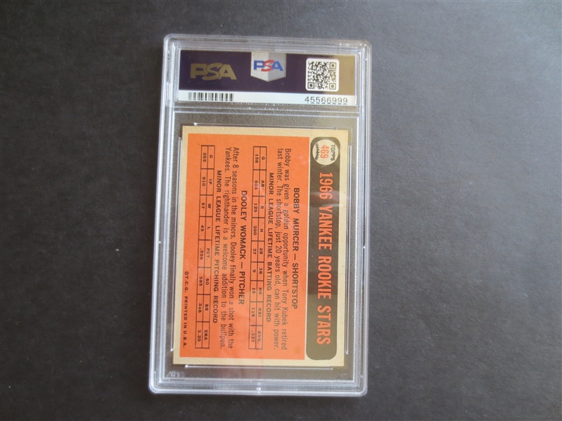 1966 Topps Bobby Murcer Yankees Rookie PSA 5.5 Ex+ baseball card #469
