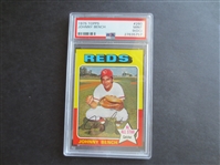 1975 Topps Johnny Bench PSA 9 (OC) Mint baseball card #260  A beauty!