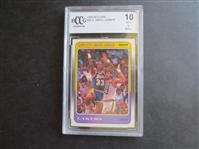 1988-89 Fleer Kareem Abdul-Jabbar BCCG 10 MINT Basketball Card #64 WOW!
