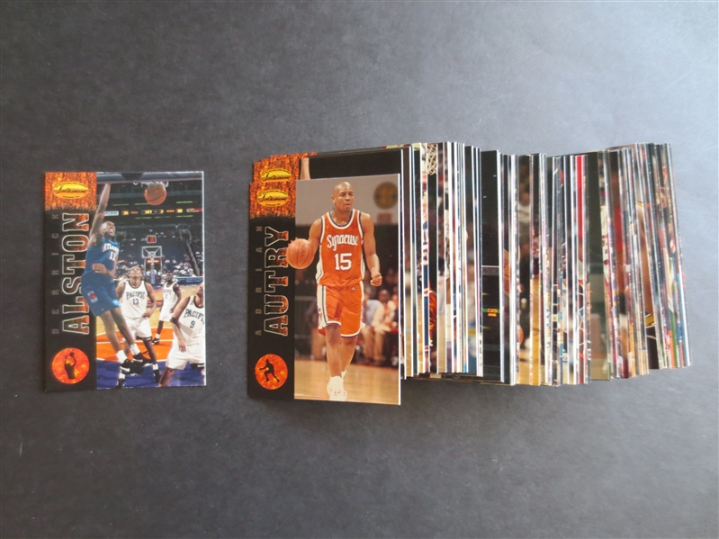 1994 Classic Ted Williams Card Company Basketball Complete Set of 90 