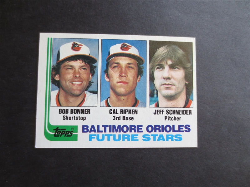 1982 Topps Cal Ripken Rookie Baseball Card in Beautiful Condition