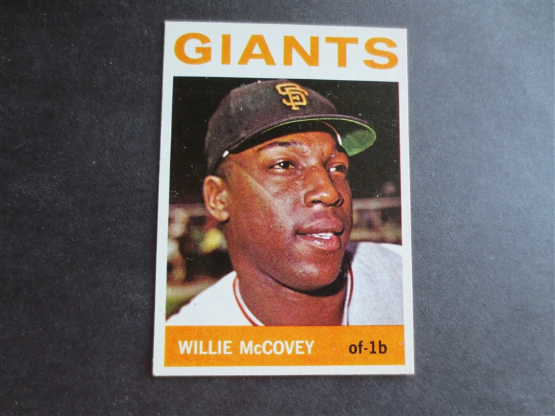 1964 Topps Willie McCovey baseball card in great condition #350