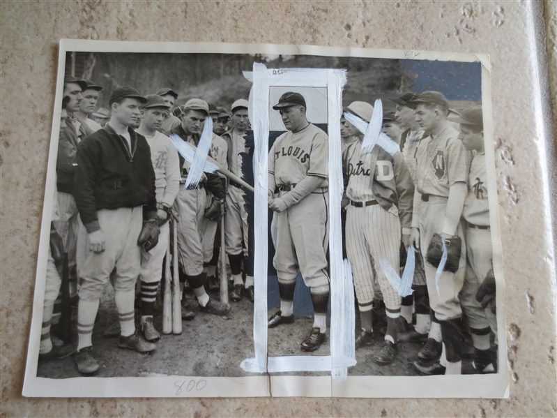 1935 Rogers Hornsby Type 1 Wire Photo  Sporting News Collection