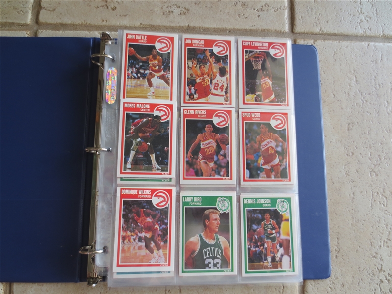 1989-90 Fleer Basketball Complete Set