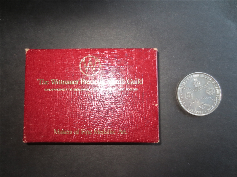 1973 Oakland A's World Series Champions Coin + 1966 Bob Feller 30th Anniversary Coin