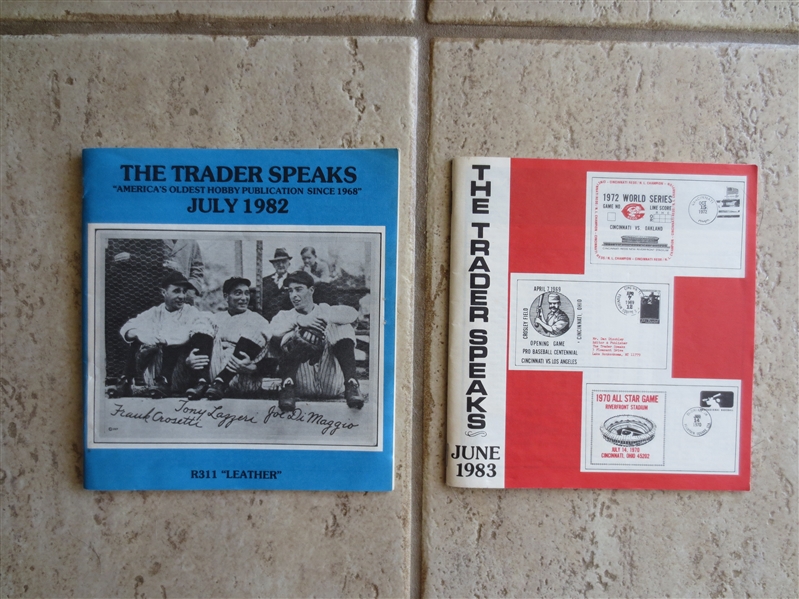 Two Issues of The Trader Speaks:  July, 1982 and June 1983
