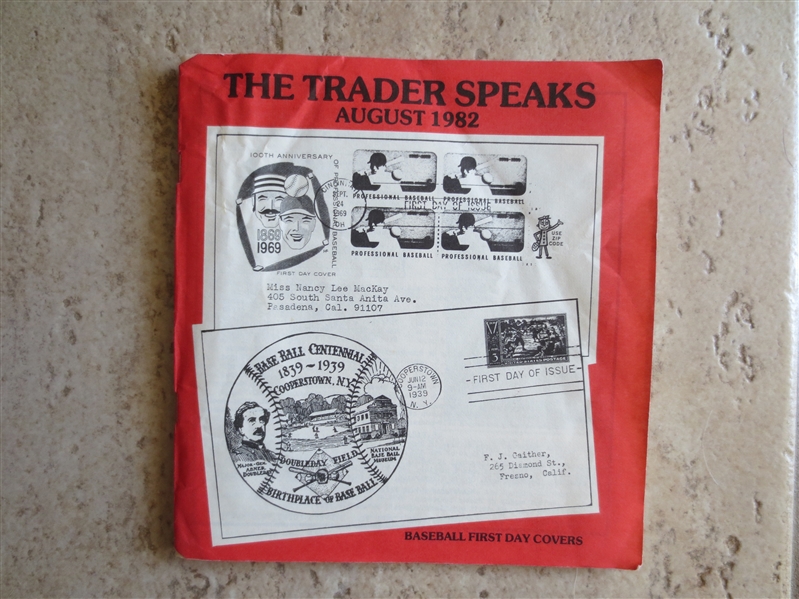 August 1982 issue of The Trader Speaks