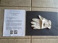 Game Worn and Autographed Arnold Palmer 1963 Thunderbird Classic Golf Glove  WOW!
