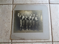 1909-10 Camden Alphas Pro Basketball Champions Cabinet Photo  8" x 10"  RARE!