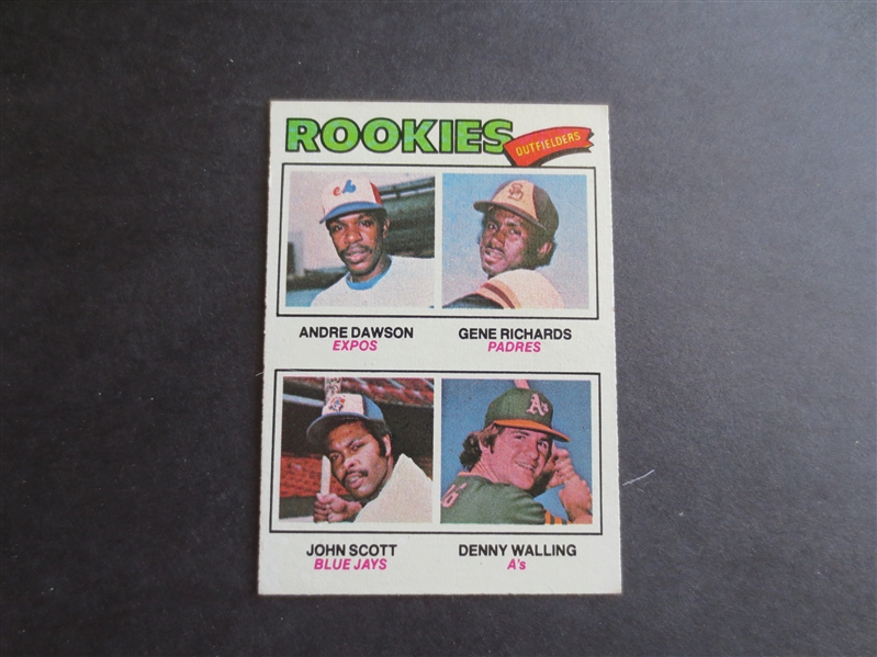 1977 Topps Andre Dawson Rookie Baseball Card #473 in very nice condition