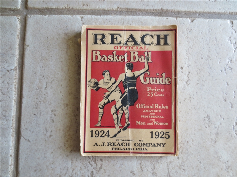 1924-25 Reach Basketball Guide 