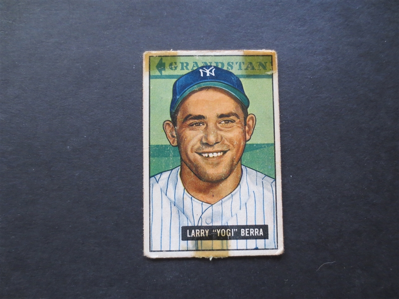 1951 Bowman Yogi Berra Baseball Card in affordable condition!