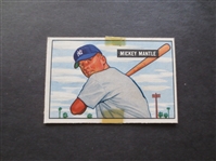 1951 Bowman Mickey Mantle Rookie Baseball Card #253 in affordable condition!