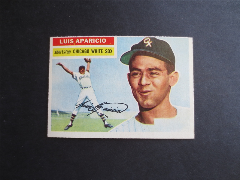 1956 Topps Luis Aparicio Rookie Baseball Card in Great Shape #292