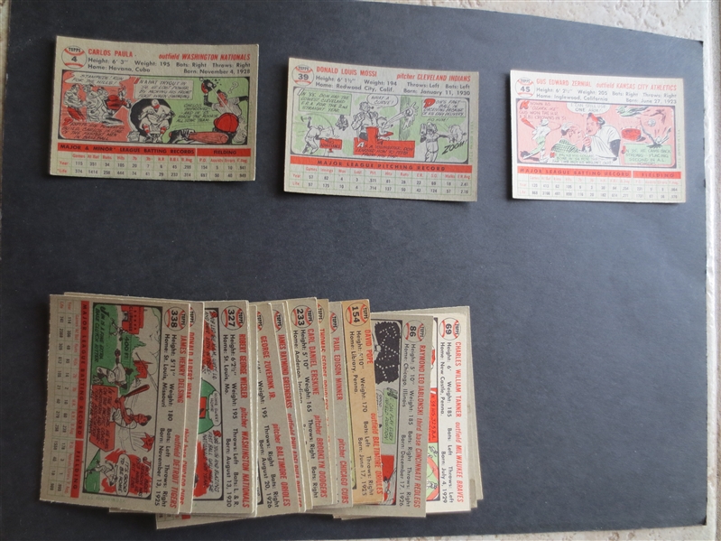 (37) 1956 Topps Baseball Cards in great shape!
