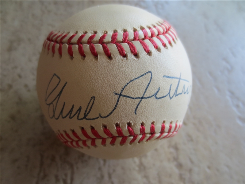 Autographed Gene Autry Rawlings Official AL Baseball California Angels owner